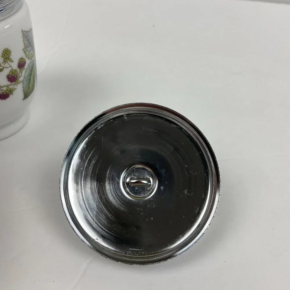 Royal Worcester porcelain egg coddler or container with lid